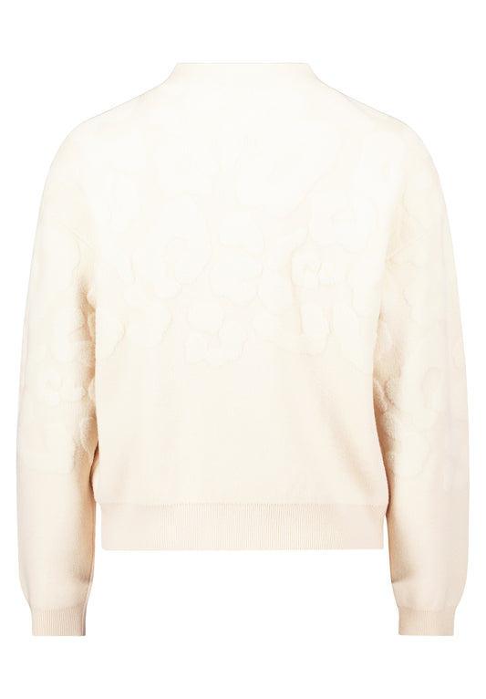 Strickpullover Kurz 1/1 Arm White Sand Bild 2