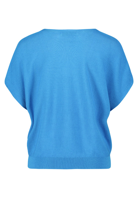 Strickpullover Kurz ohne Arm Regatta Blue Bild 2