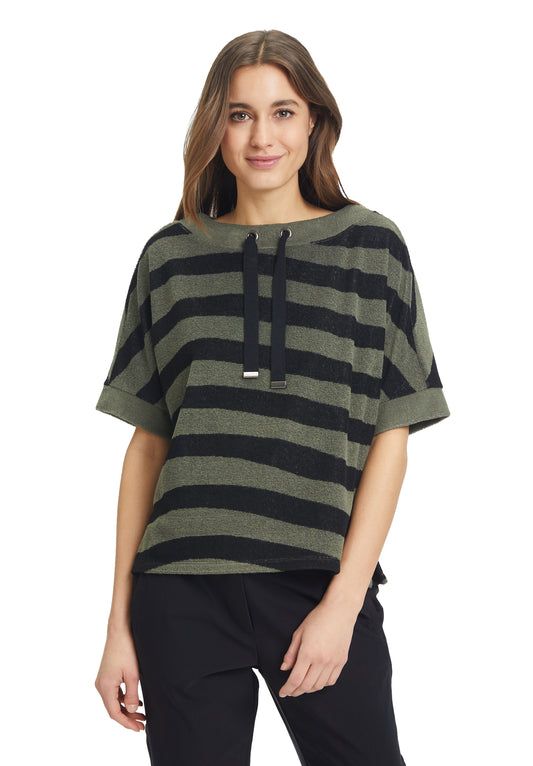 Sweat Kurz 1/2 Arm Khaki/Black Bild 2