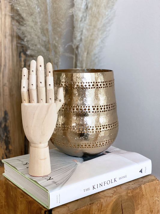 Figur Hand H25cm Beige Bild 2