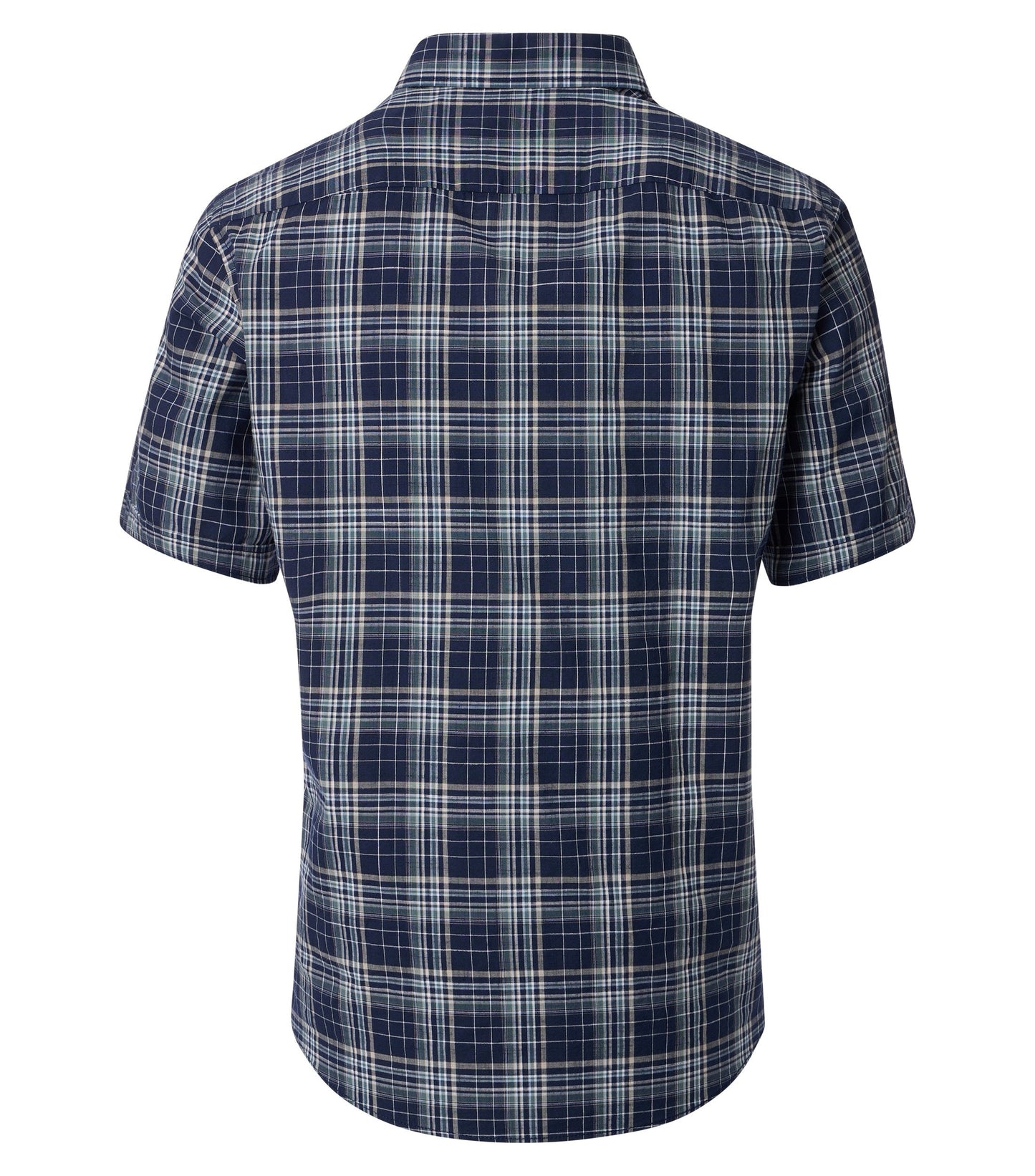 B.D. Casual Short 1/2Arm 100 blau Bild 4