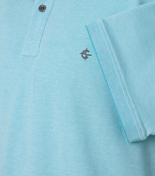 Polo-Shirt uni 004470 397 tUErkis Bild 2