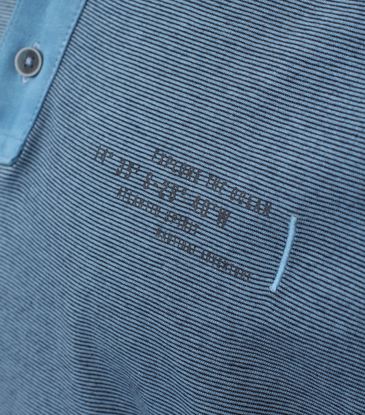 Polo-Shirt 163 aqua bis petrol Bild 2