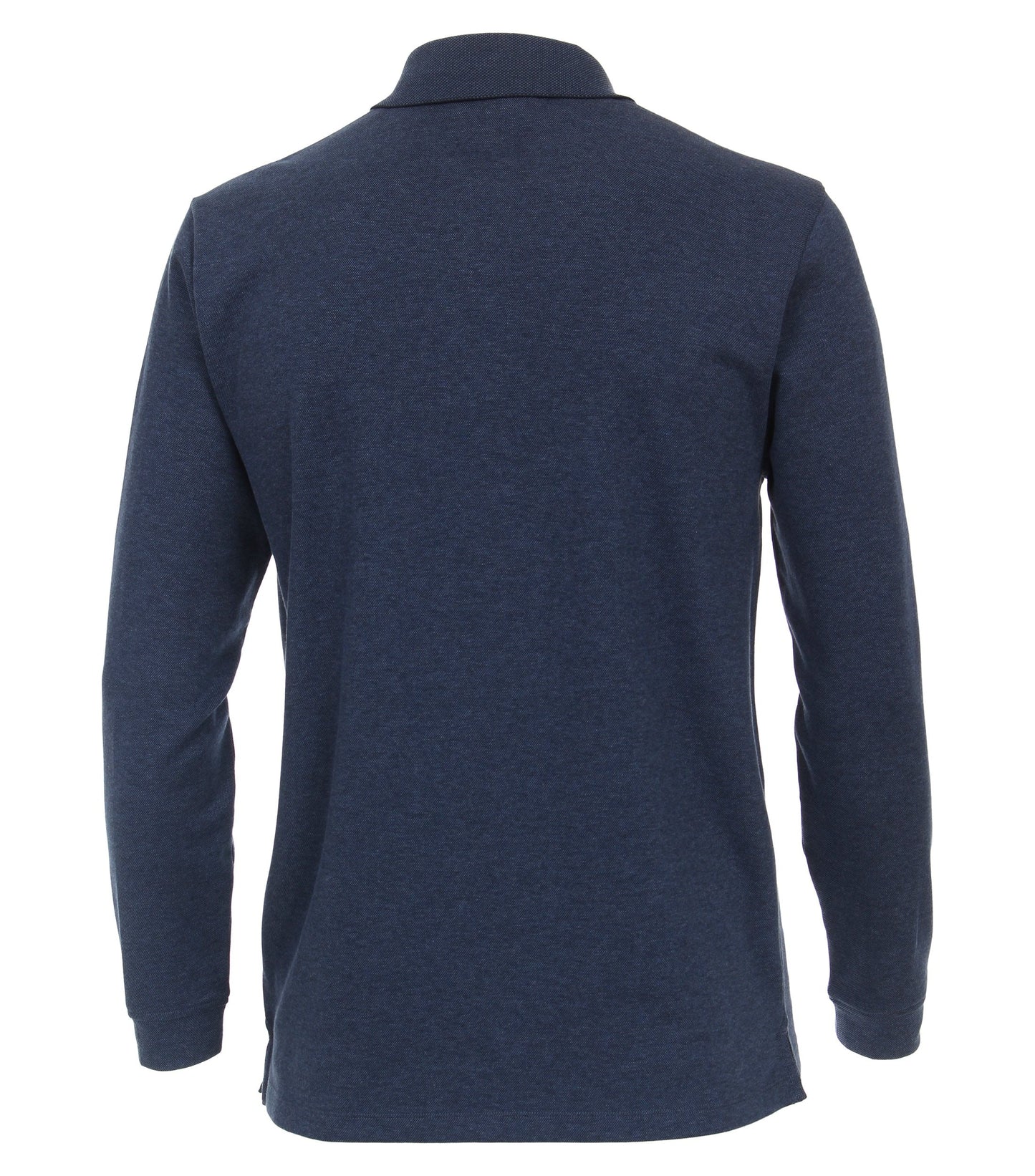 Polo-Shirt Langarm gestreift 107 blau Bild 4