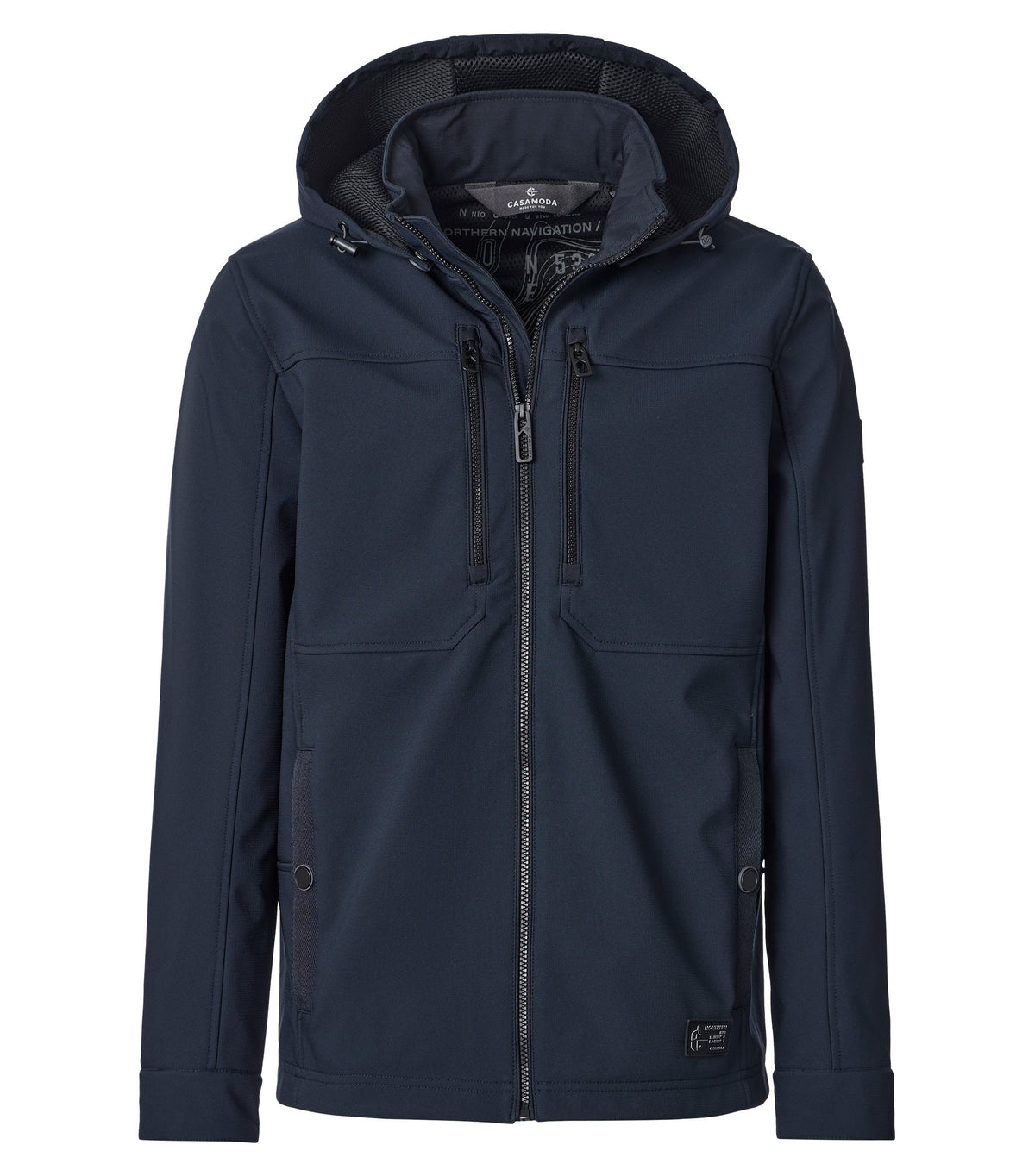 Softshell Jacke mit abnehmb. K 108 blau Bild 1
