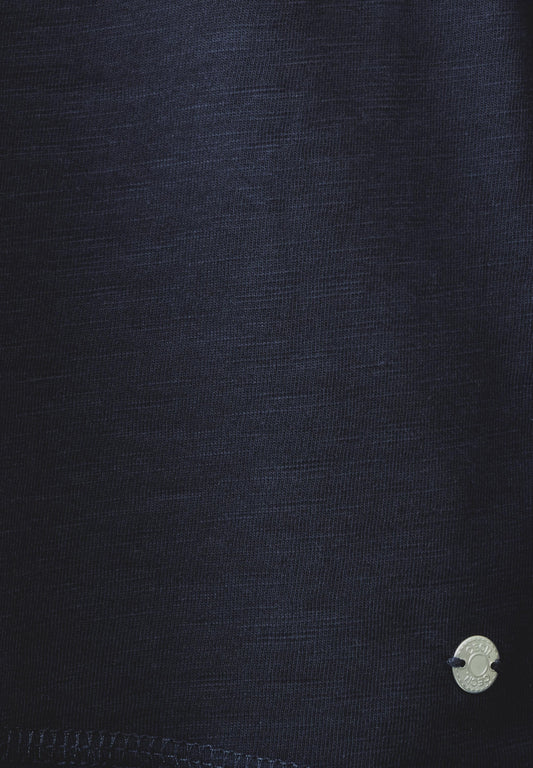 Femininer V-Neck Cardigan deep blue Bild 2