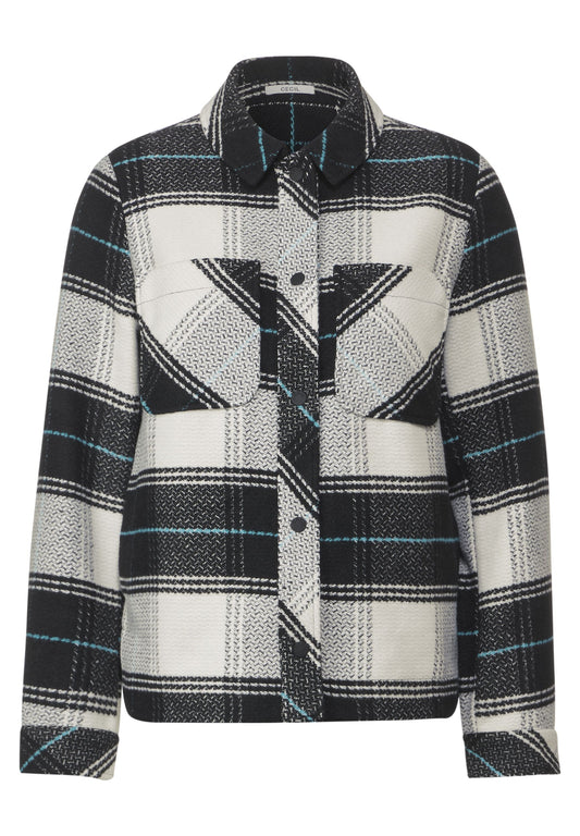 Karierte Übergangsjacke Black Bild 2