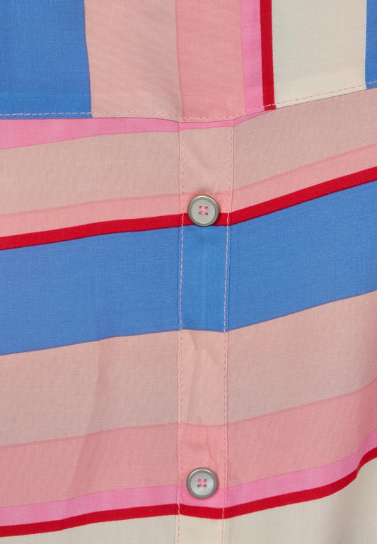Multicolor Stripe Blouse bubblegum pink Bild 2