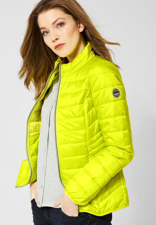 Padded Jacket w. Stripe Detail wild lime Bild 2