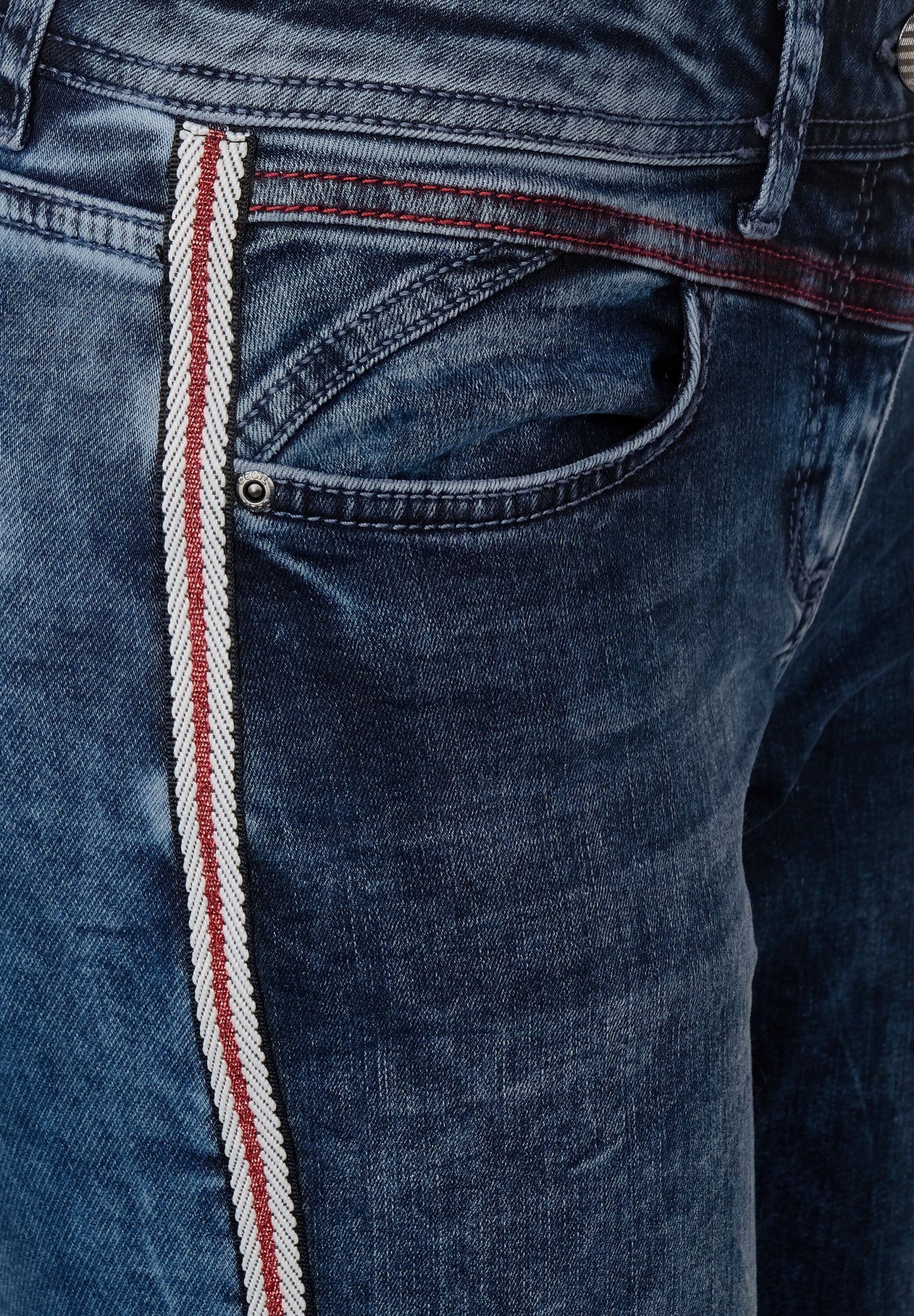 Scarlett Mat Mix Galon Dark blue wash Bild 5