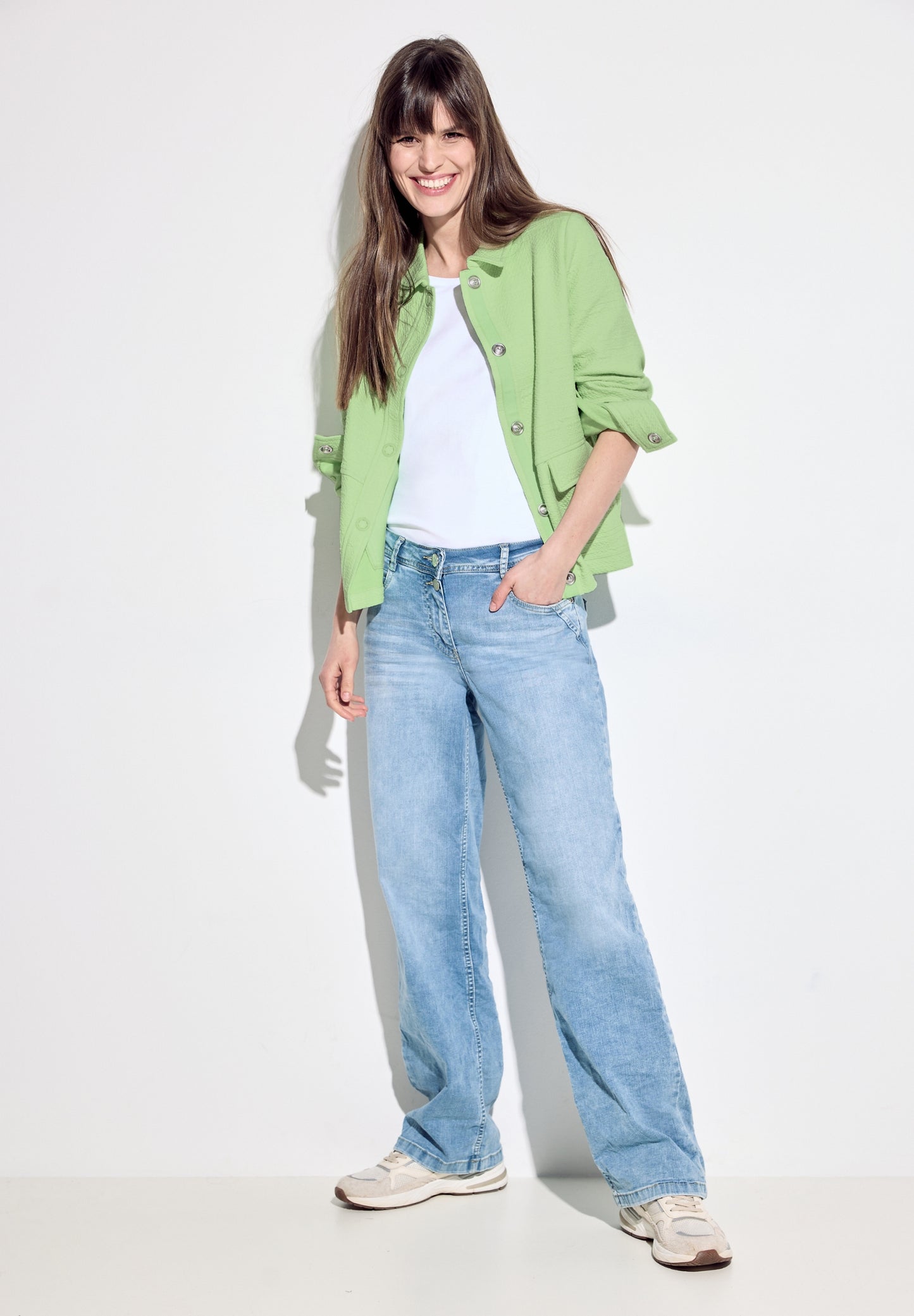 Short Structured Jacket matcha lime Bild 5