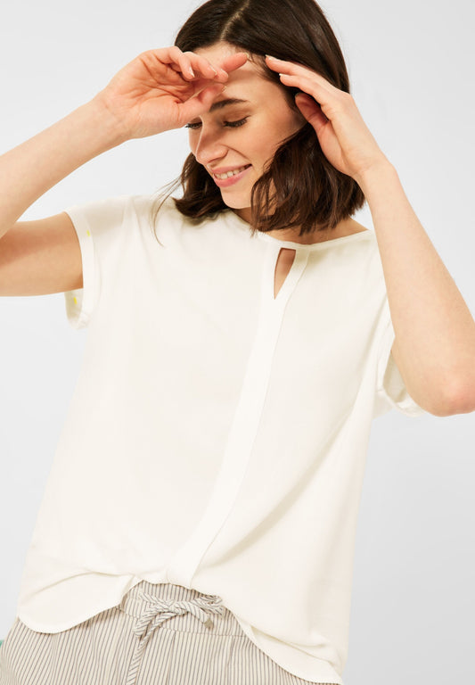 Solid Mat Mix Blouse pure off white Bild 2