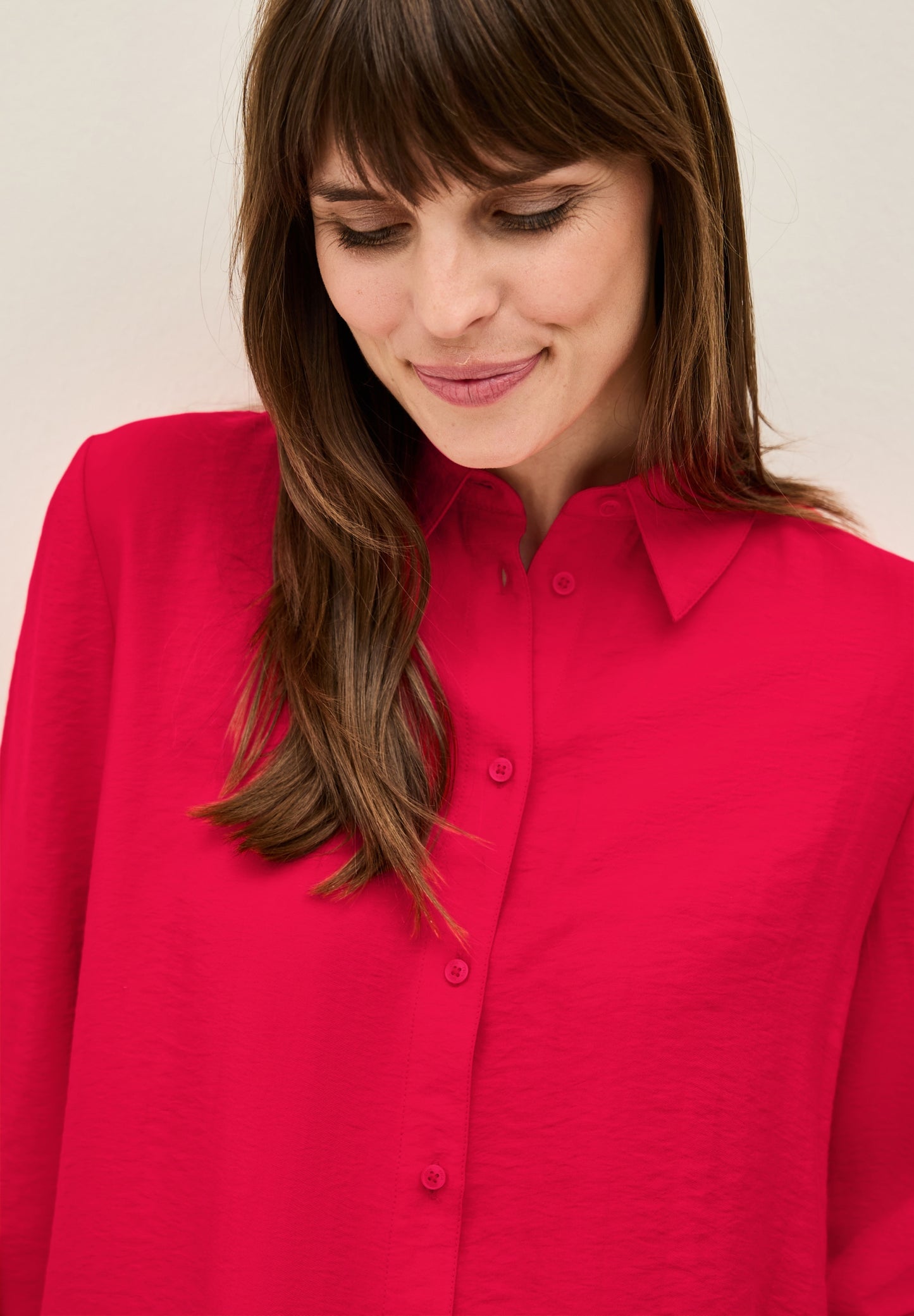 Solid Softwave Blouson glazed apple red Bild 7