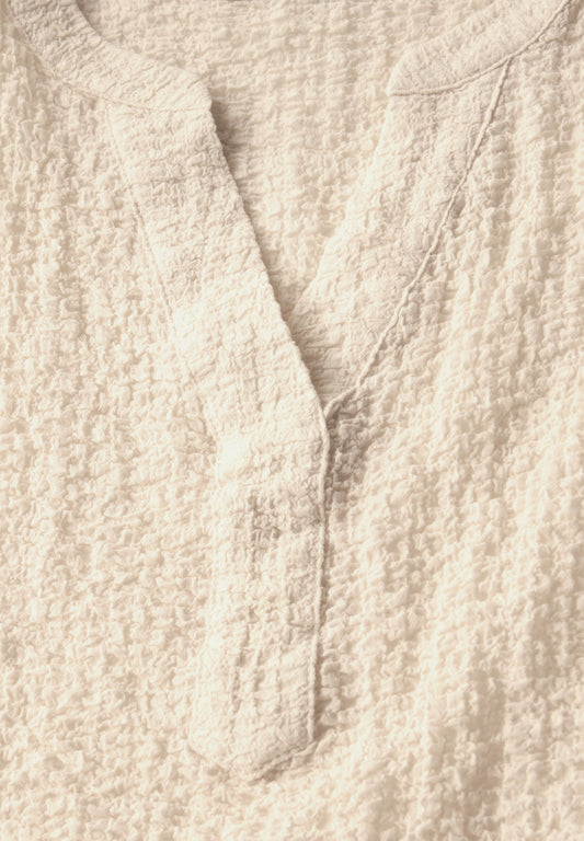 Structure Blouse light beige Bild 2