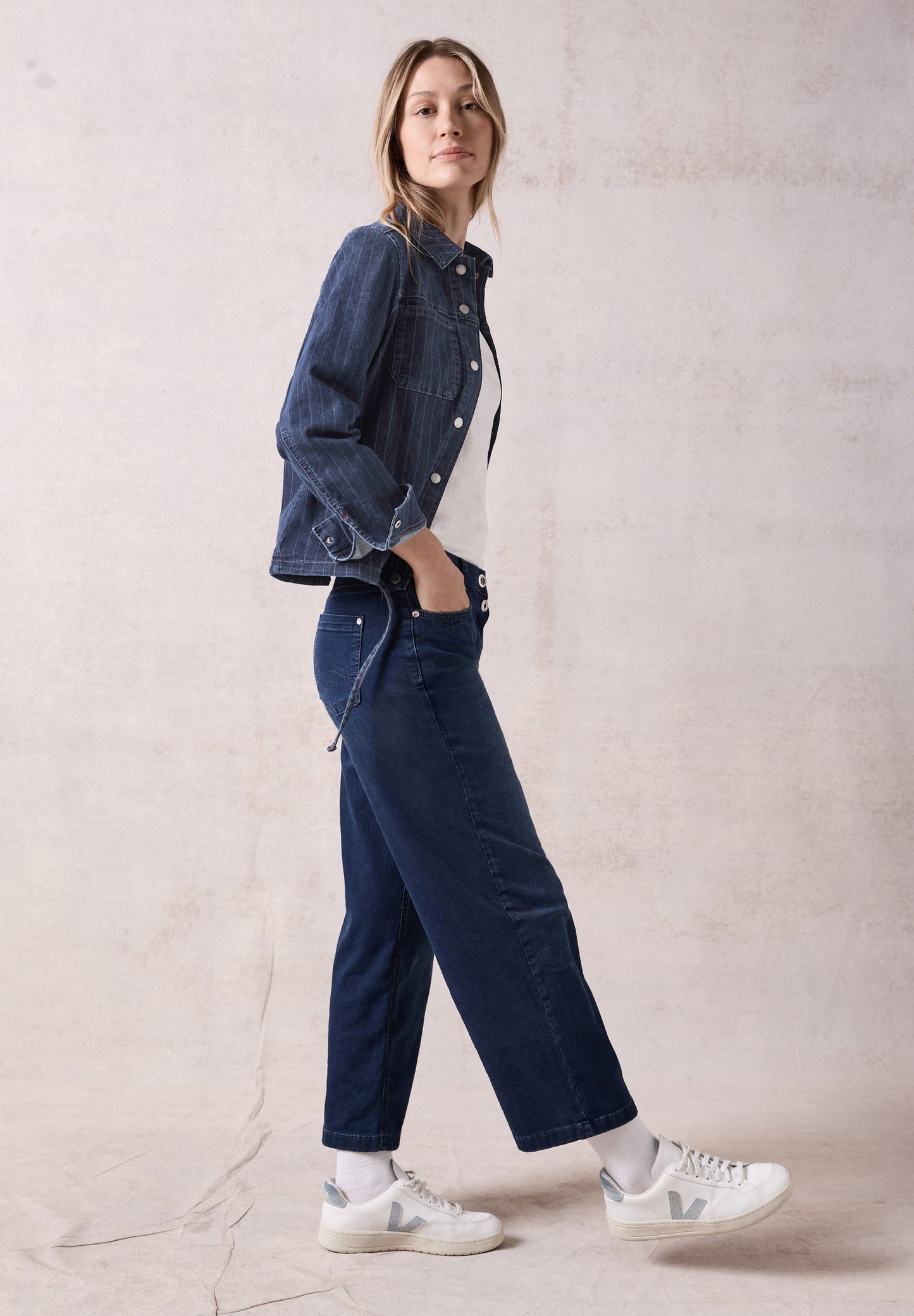 Style Denim Blouson Dark Blue Dark blue wash Bild 5