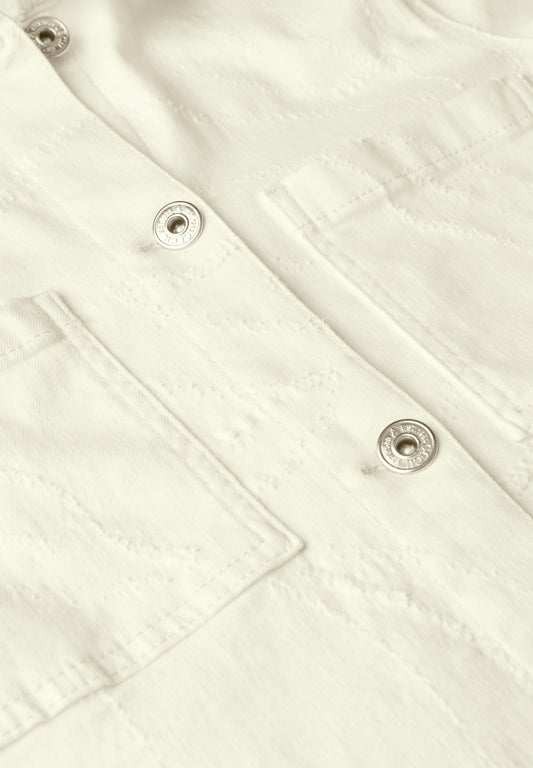 Style Overshirt Ecru Laser light beige Bild 2