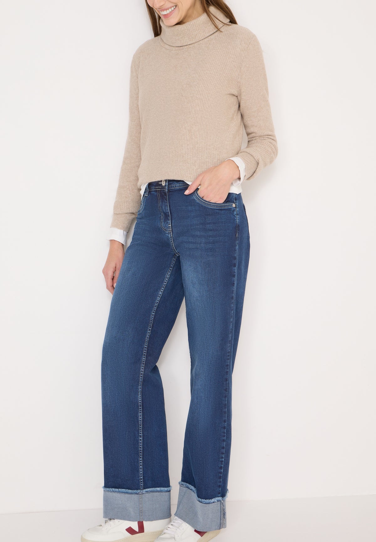 Style TOS Neele Mid Blue Washe mid blue used wash Bild 7