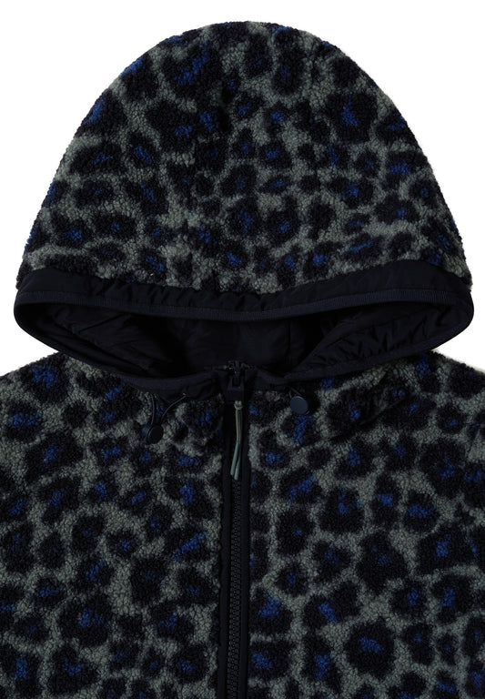 Teddy-Jacke mit Softshell-Details dried olive green Bild 2