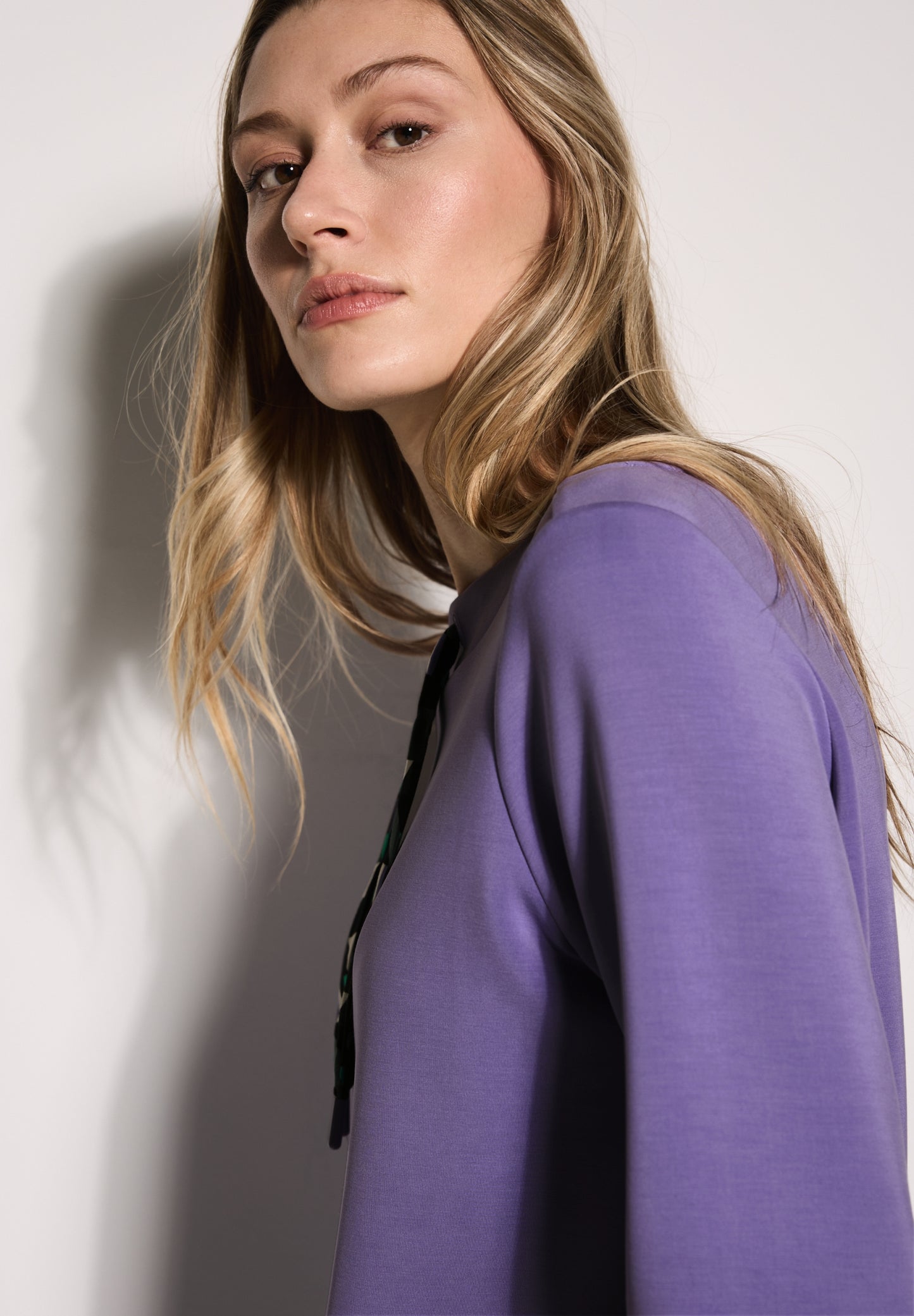 TOS Modal Sweatshirt w. Printe gentle lilac Bild 6