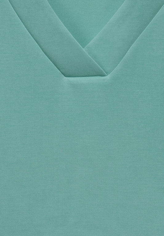 V-Neck Modal Sweater adriatic green Bild 2