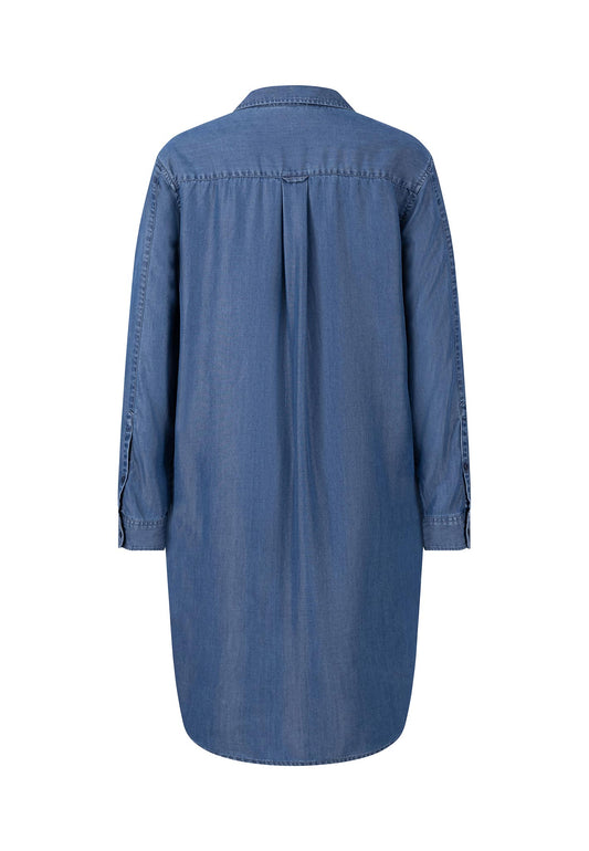 DRESS BLOUSE TENCEL OCEAN BLUE Bild 2