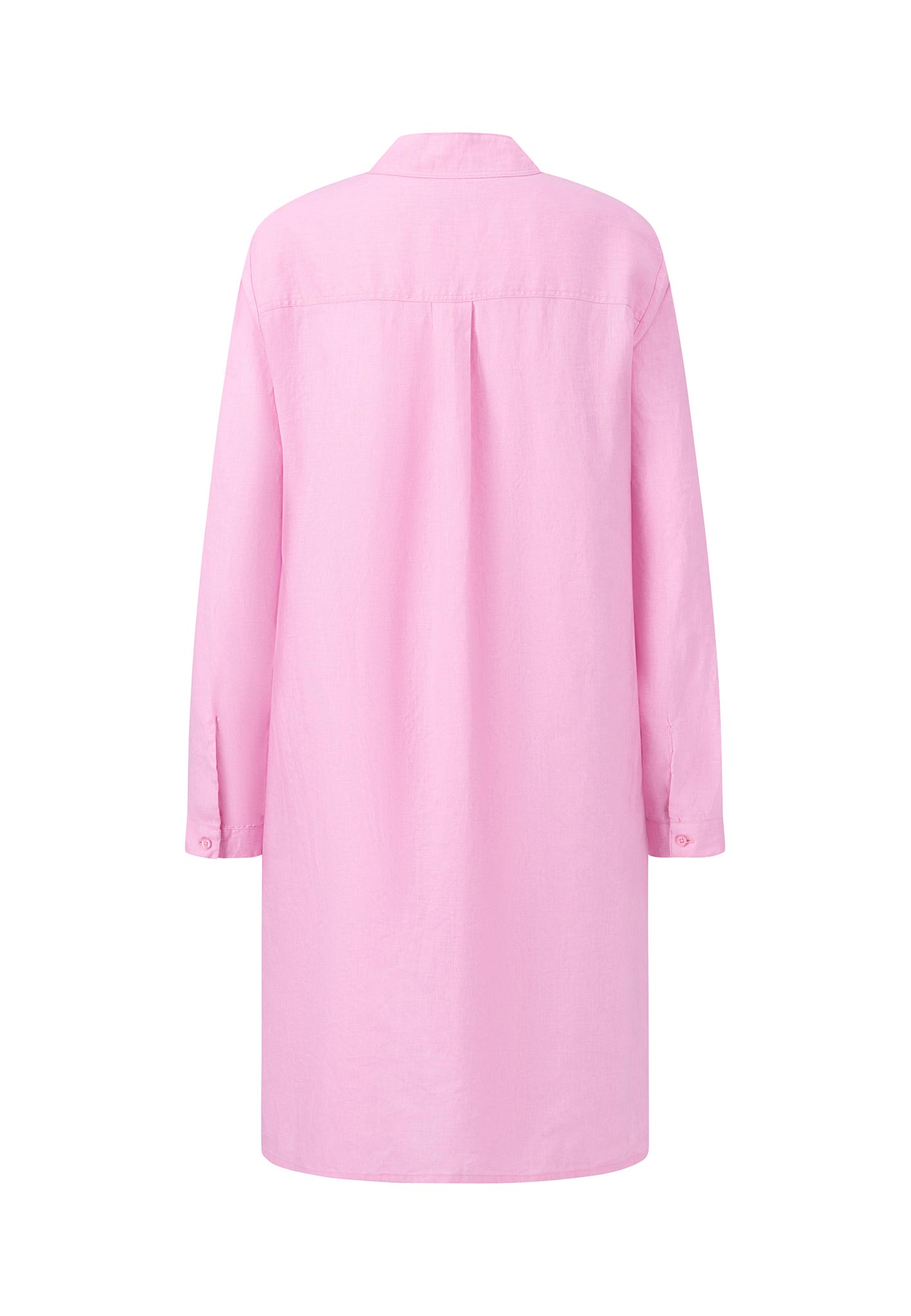 DRESS LINEN STAND COLLAR FONDANT PINK Bild 2