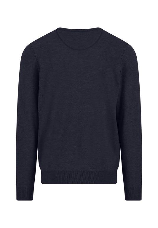 O-Neck, Merino Cashmere navy Bild 2