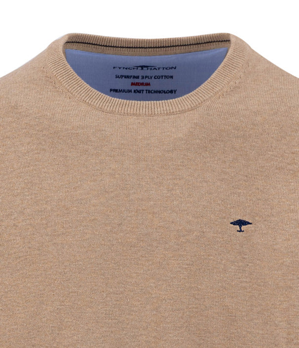 O-Neck taupe Bild 3