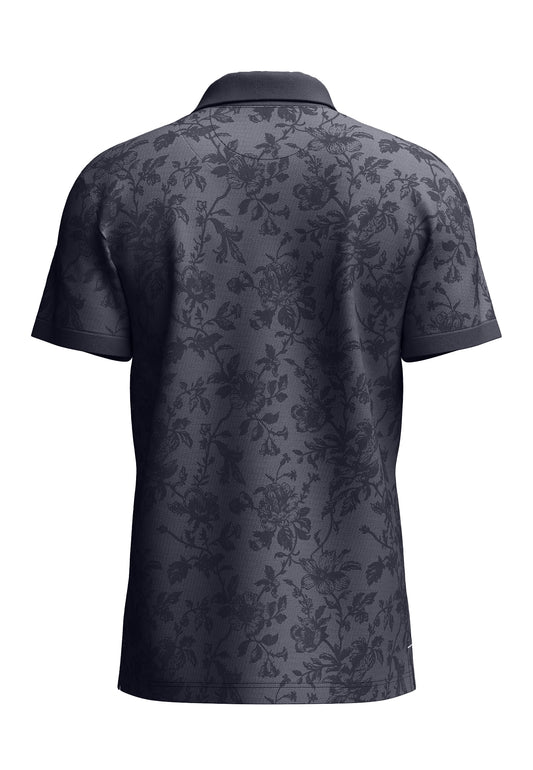 Polo, 2-Tone, AOP navy Bild 2