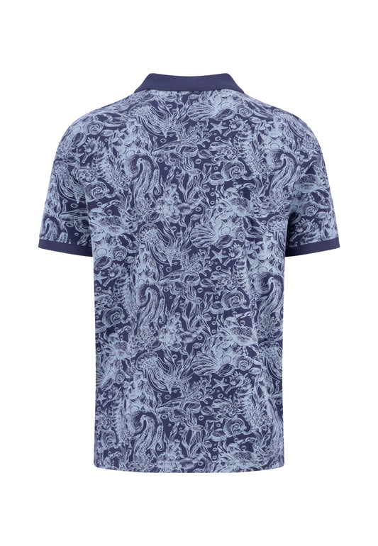 Polo, AOP marine Bild 2
