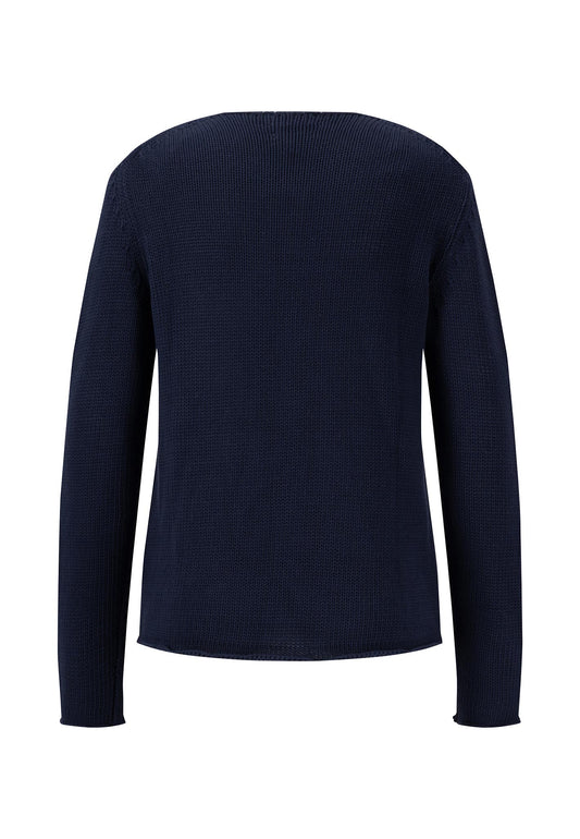 PULLOVER O-NECK BASIC NAVY Bild 2