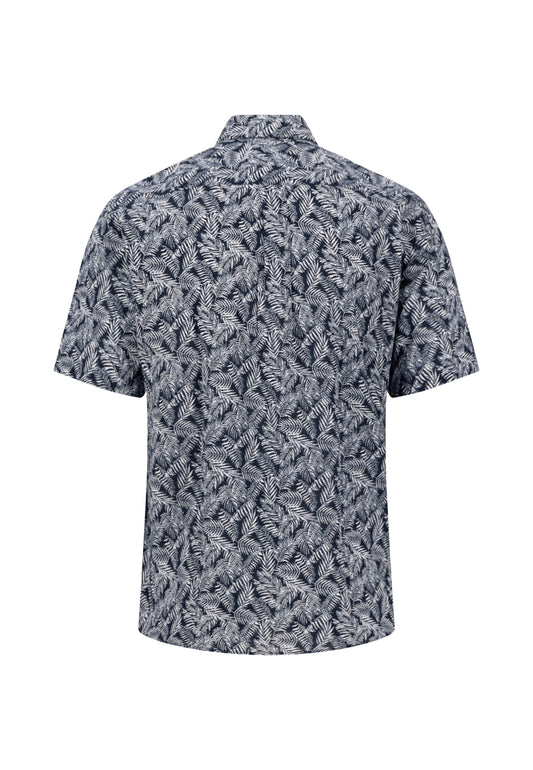 Slub Print, B.D., 1/2 navy Bild 2
