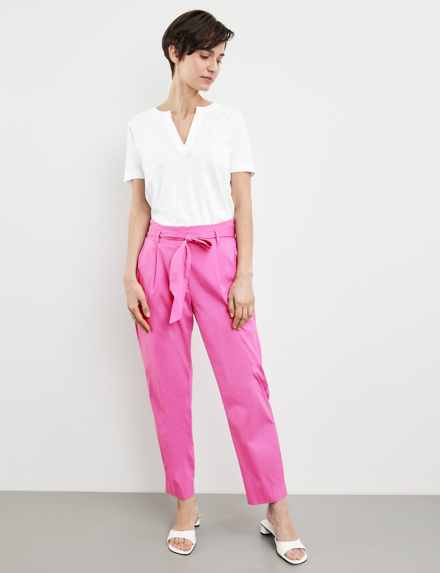 7/8 Hose mit Bindegürtel PEONY Bild 5