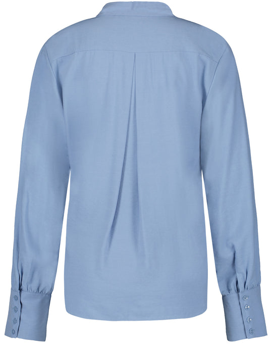 Bluse mit Schluppe VIVID BLUE Bild 2