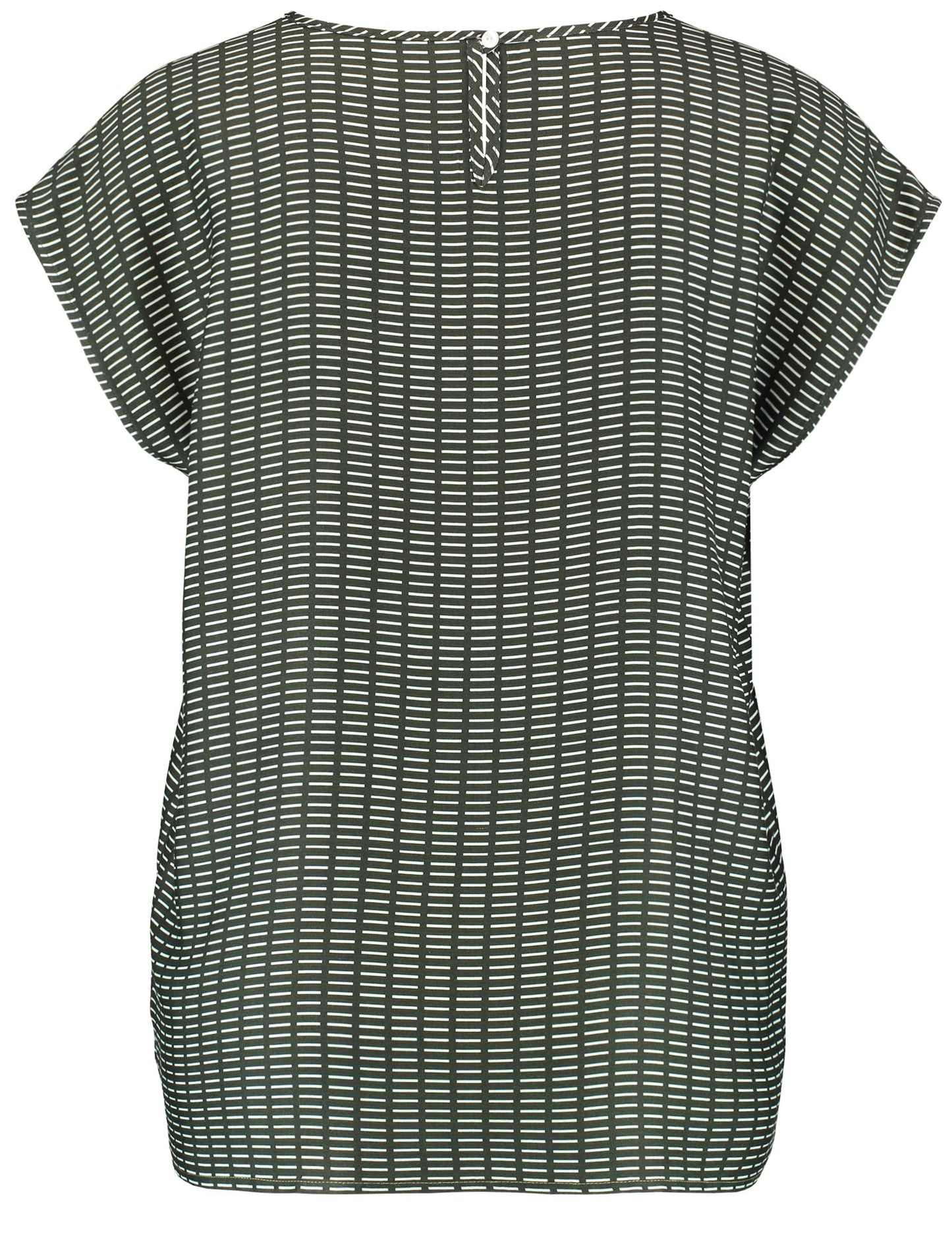 BLUSE OHNE ARM DEEP FOREST/ ECRU DRUCK Bild 2