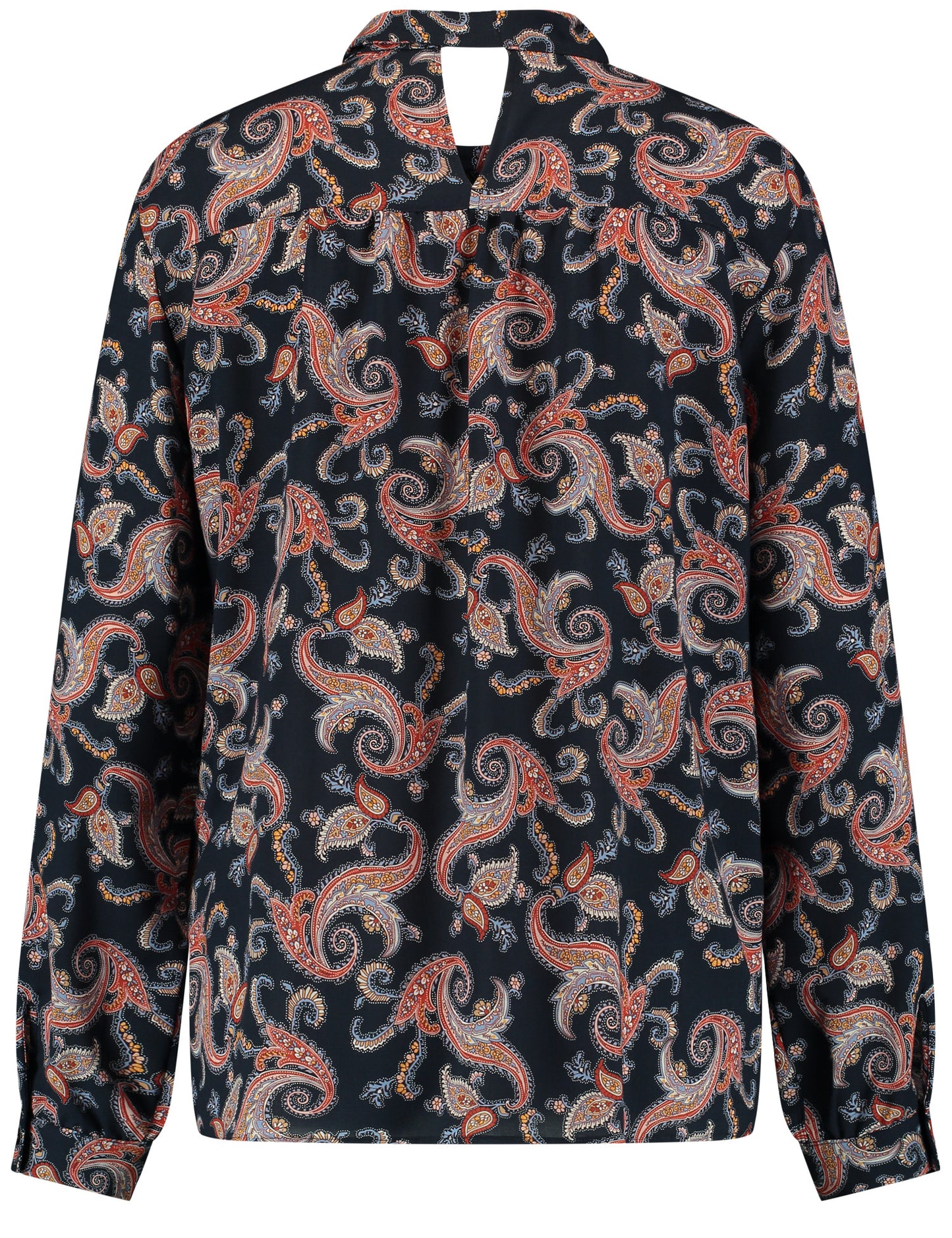 BLUSE OHNE ARM NAVY SIENNA DRUCK Bild 2