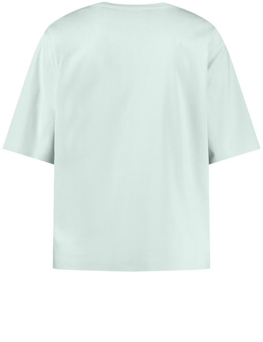 Fein schimmerndes Shirt GRUEN GEMUSTERT Bild 2