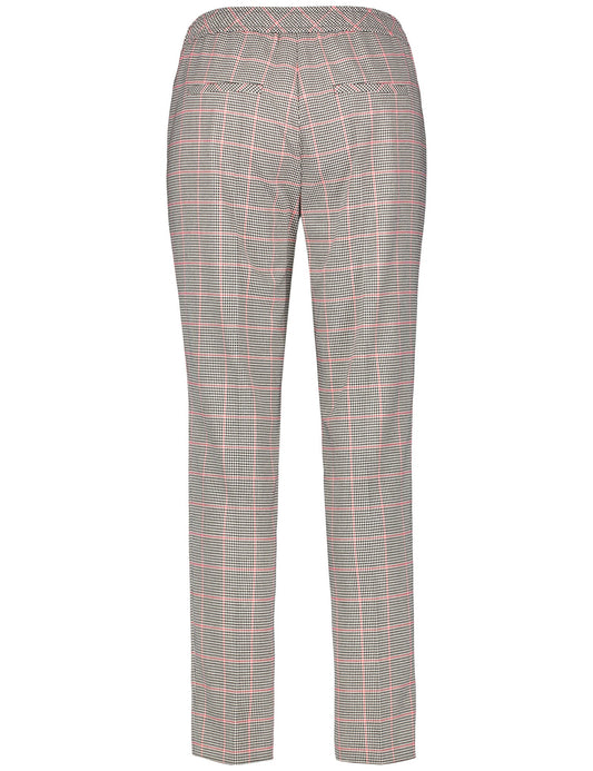 HOSE FREIZEIT LANG SCHWARZ/ SAHNE/ HASELNUSS Bild 2