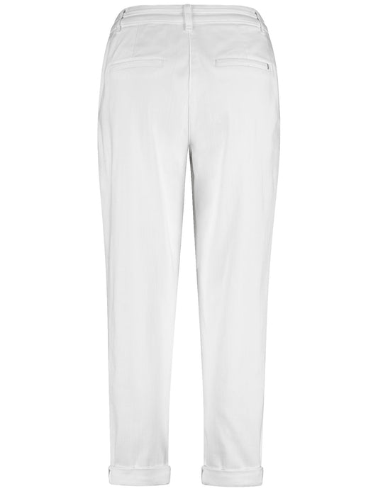 Schlichte Chino mit Stretchkomfort WEISS/WEISS Bild 2