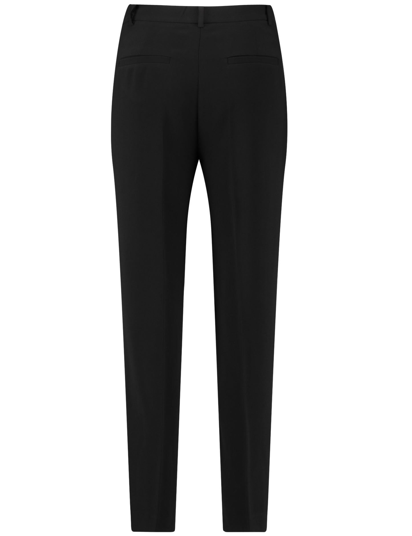 Klassische Stoffhose mit Bügelfalten SCHWARZ Bild 2