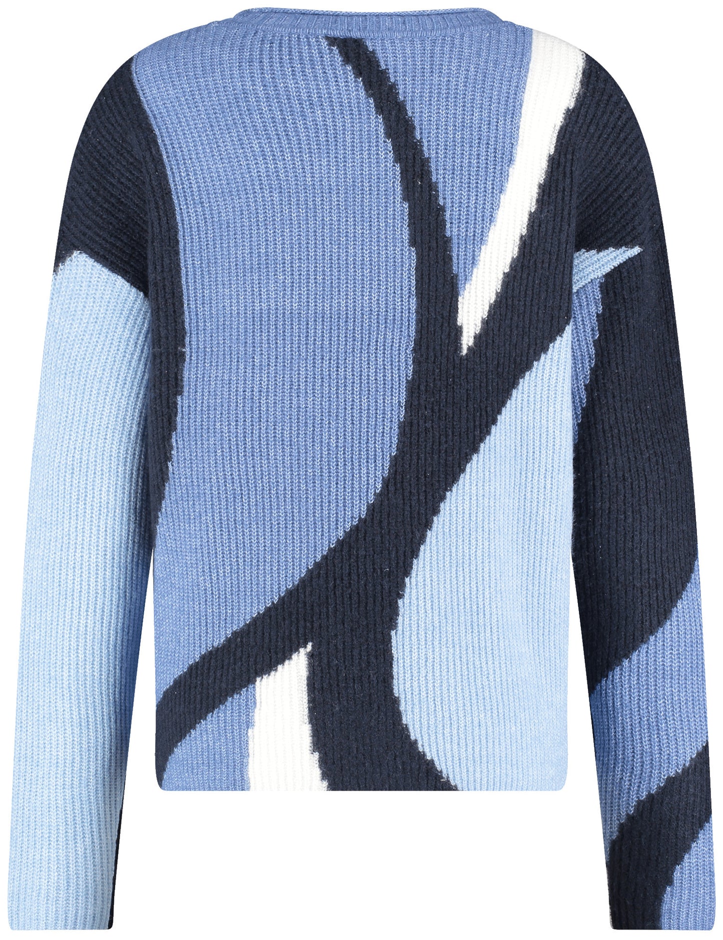 PULLOVER 1/1 ARM NIGHT SKY/LAKE BLUE INTARSIA Bild 2