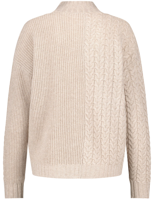 PULLOVER 1/1 ARM TAUPE-MELANGE Bild 2