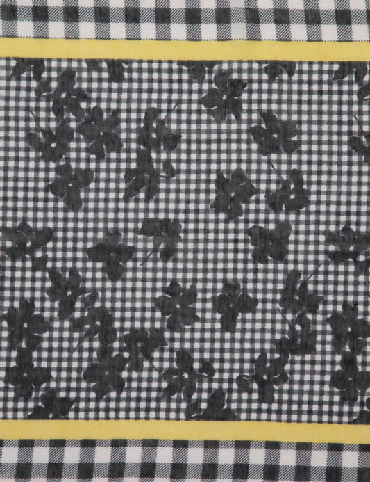 Schal SCHWARZ/ECRU/WEISS DRUCK Bild 2