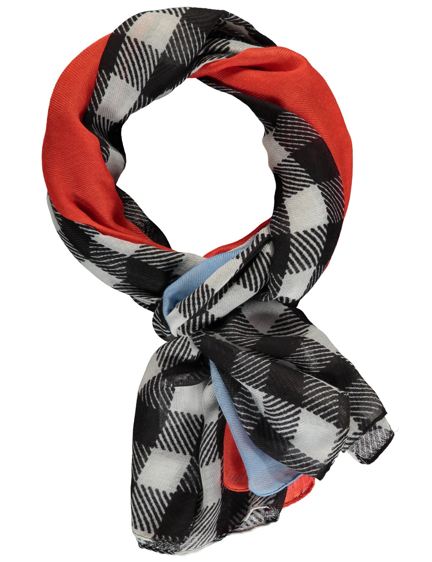 Schal NAVY/ SKY/ RED/ OFFWHITE Bild 1