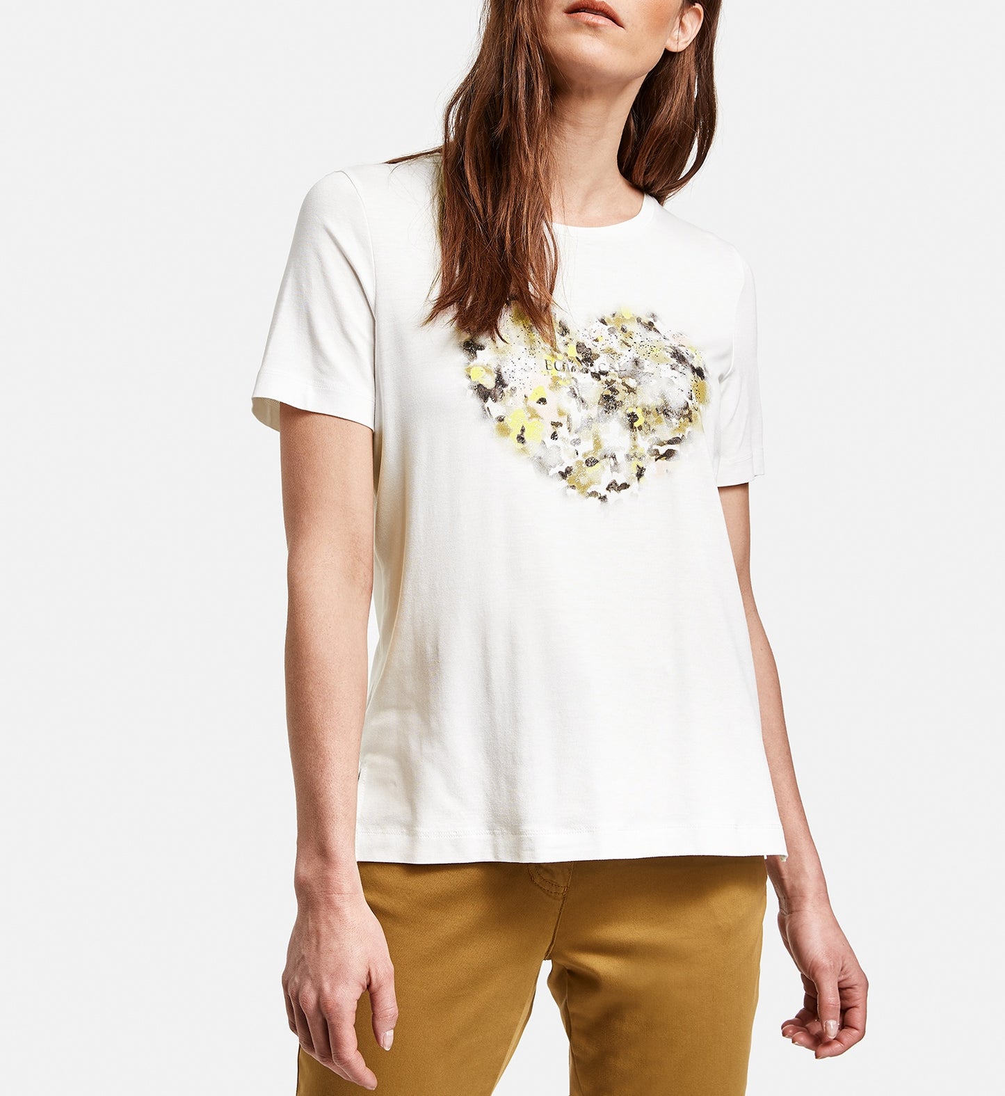 Shirt mit Blumenherz OFF-WHITE Bild 5