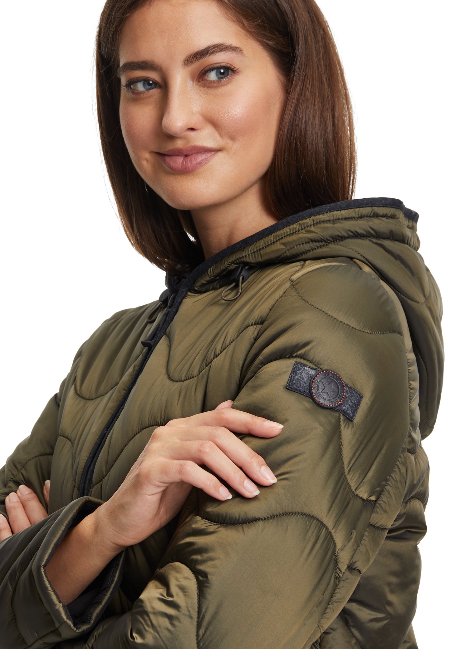 Jacke Watte Dark Khaki Bild 7