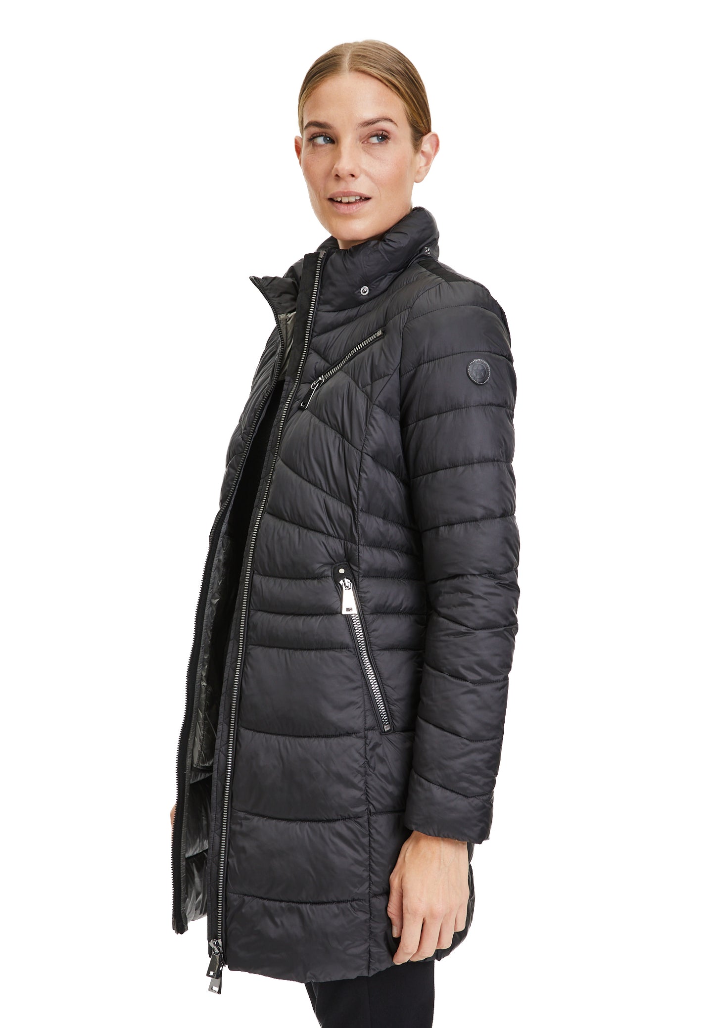 Jacke Watte Jet Black Bild 8
