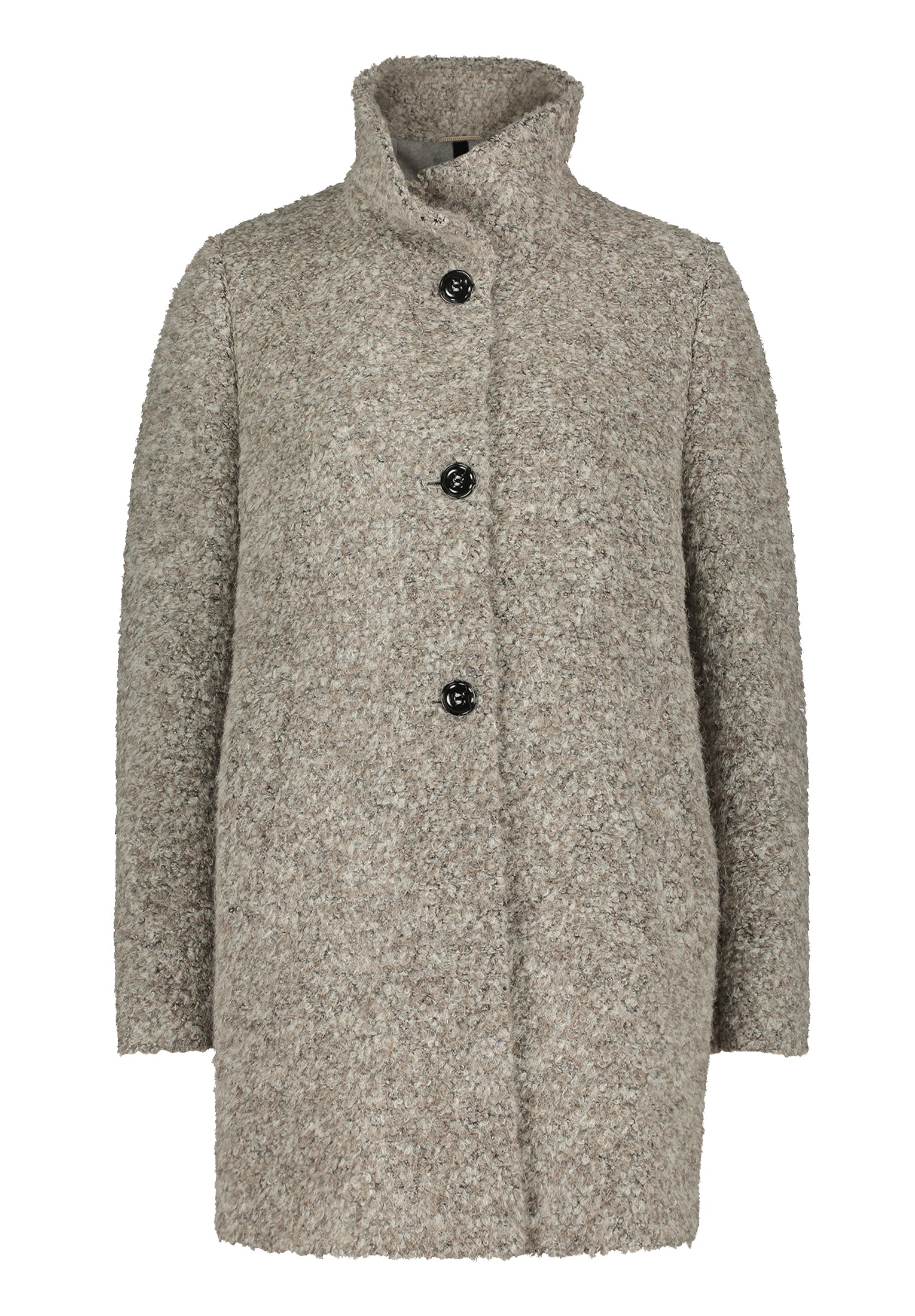 Wollmantel Saint Jacques Mantel Alpaka Grau Jacket Wool