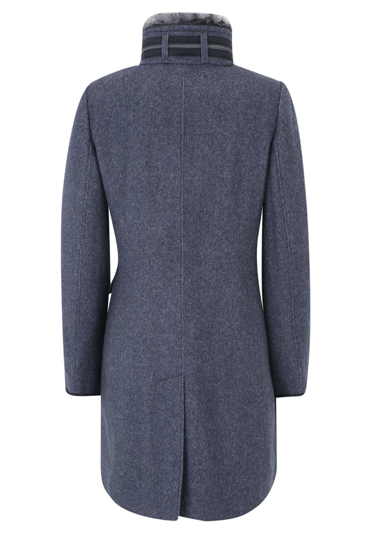 Jacke Wolle Dark Blue/Silver Bild 2