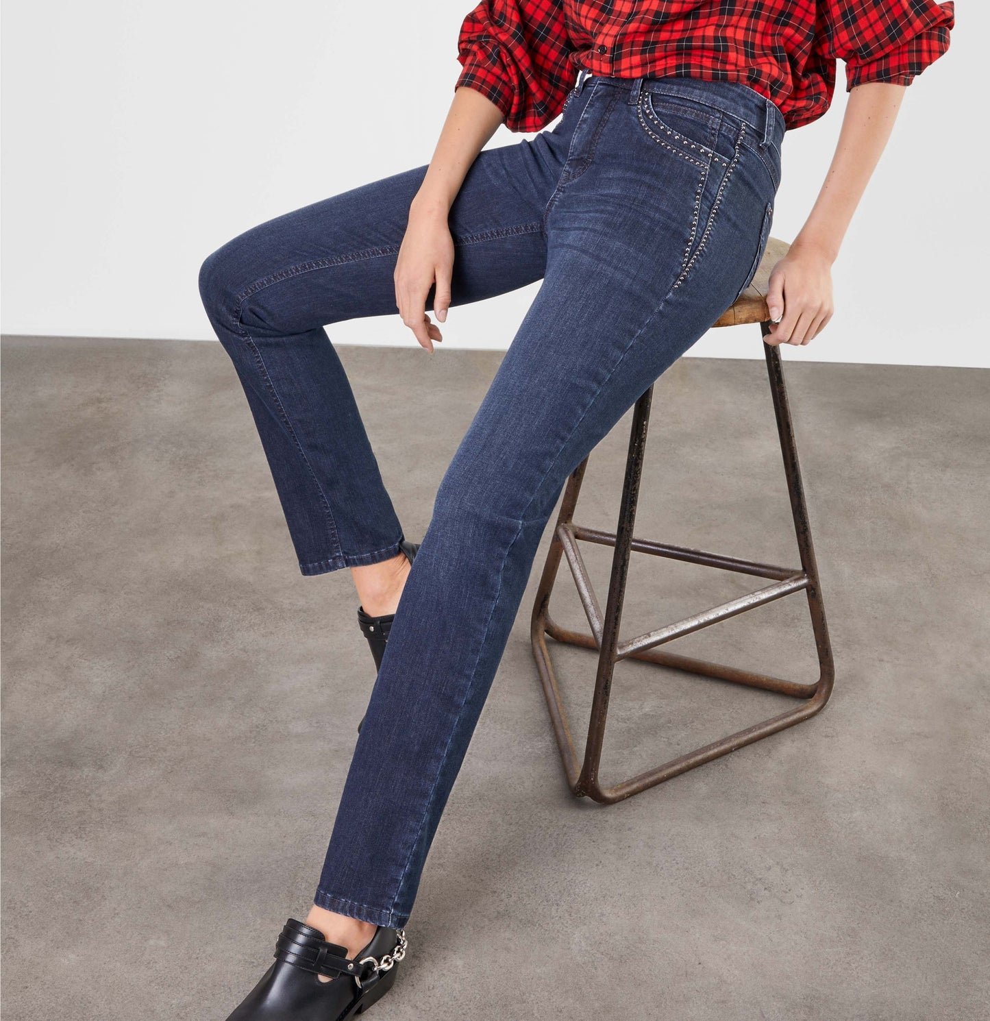 MAC JEANS - ANGELA cool, PERFECT Fit Forever Denim Trousers MAC Ladie Bild 9